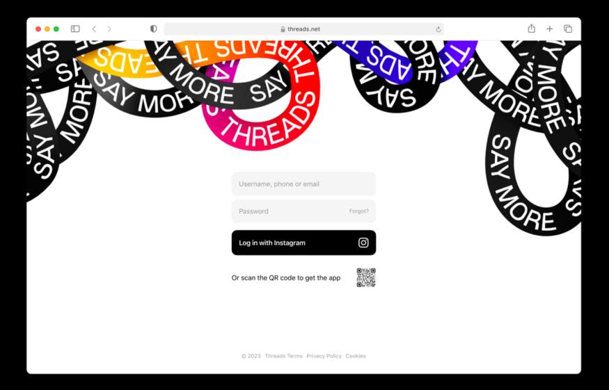 வெப் வடிவம் பெற்ற திரெட்ஸ் – Threads Web Interface