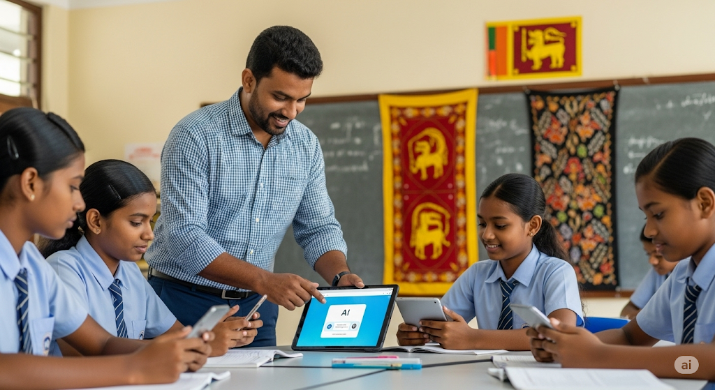இலங்கைப் பாடசாலைகளில் கற்பித்தலுக்காக செயற்கை நுண்ணறிவைப் (AI) பயன்படுத்துதல்: ஆசிரியர்களுக்கான ஒரு விரிவான வழிகாட்டி